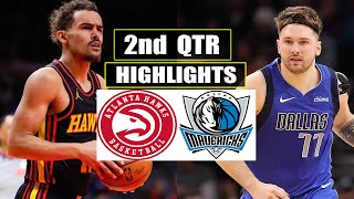 Atlanta Hawks vs Dallas Mavericks 2nd QTR  HIGHLIGHTS | April 4 | 2024 NBA Season