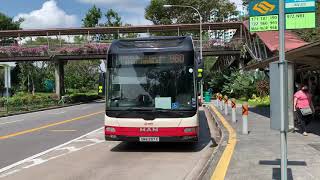 SMRT Buses MAN NL323F A22 (Batch 1) SMB297X on Service 960 departing Bus Stop 44269