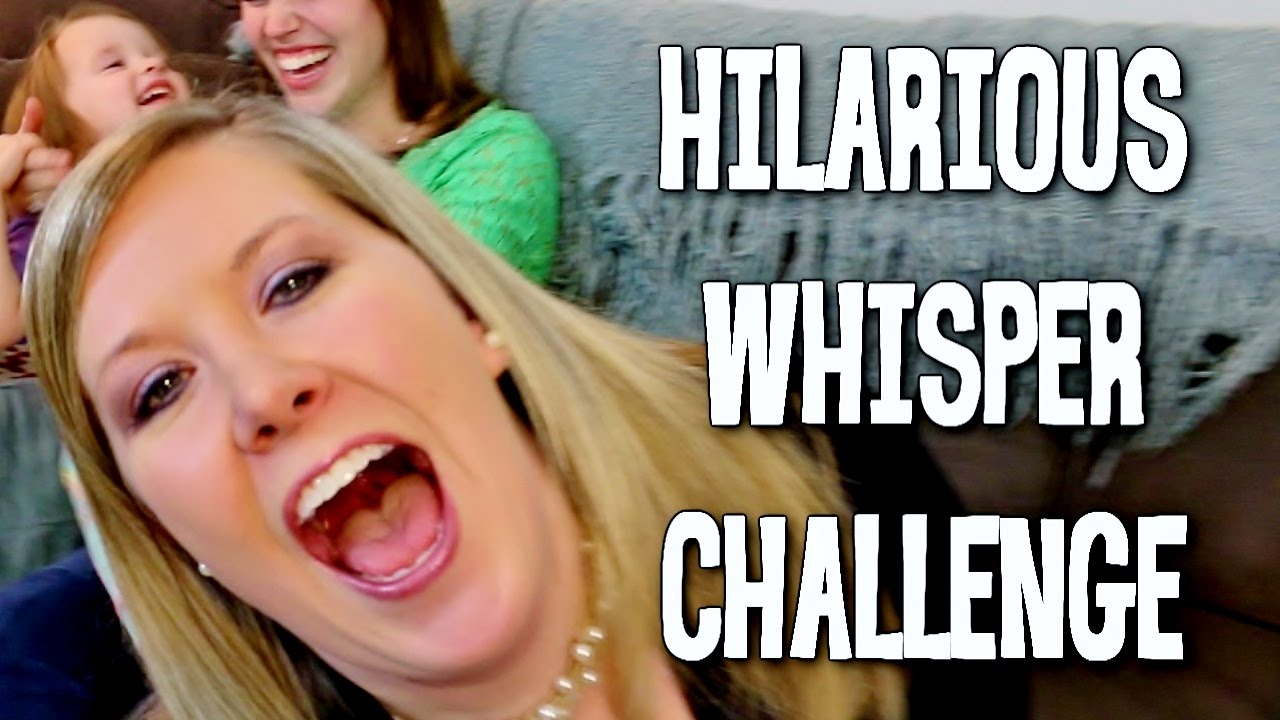 HILARIOUS WHISPER CHALLENGE! YouTube