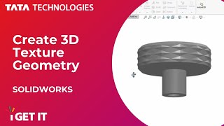 How to use 3D Texture Tool (quick and easy) in SOLIDWORKS