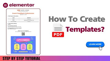 How To Create PDF Templates for Elementor forms?