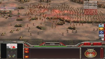 CHINA Infantry vs. 5 Toxin $10k - Command & Conquer Generals Zero Hour - 1 vs 5 HARD Gameplay