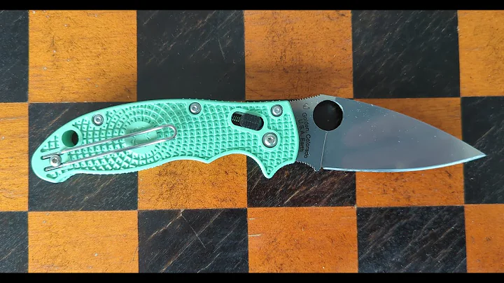 Manix 2 Project Part 2 - Disassembly of a Pinned BladeHQ Exclusive M4 Spyderco Lightweight Knife
