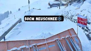 ❄️50cm Neuschnee in den Alpen vom 31.03.26❄️Schneeräumung Extrem in Tirol