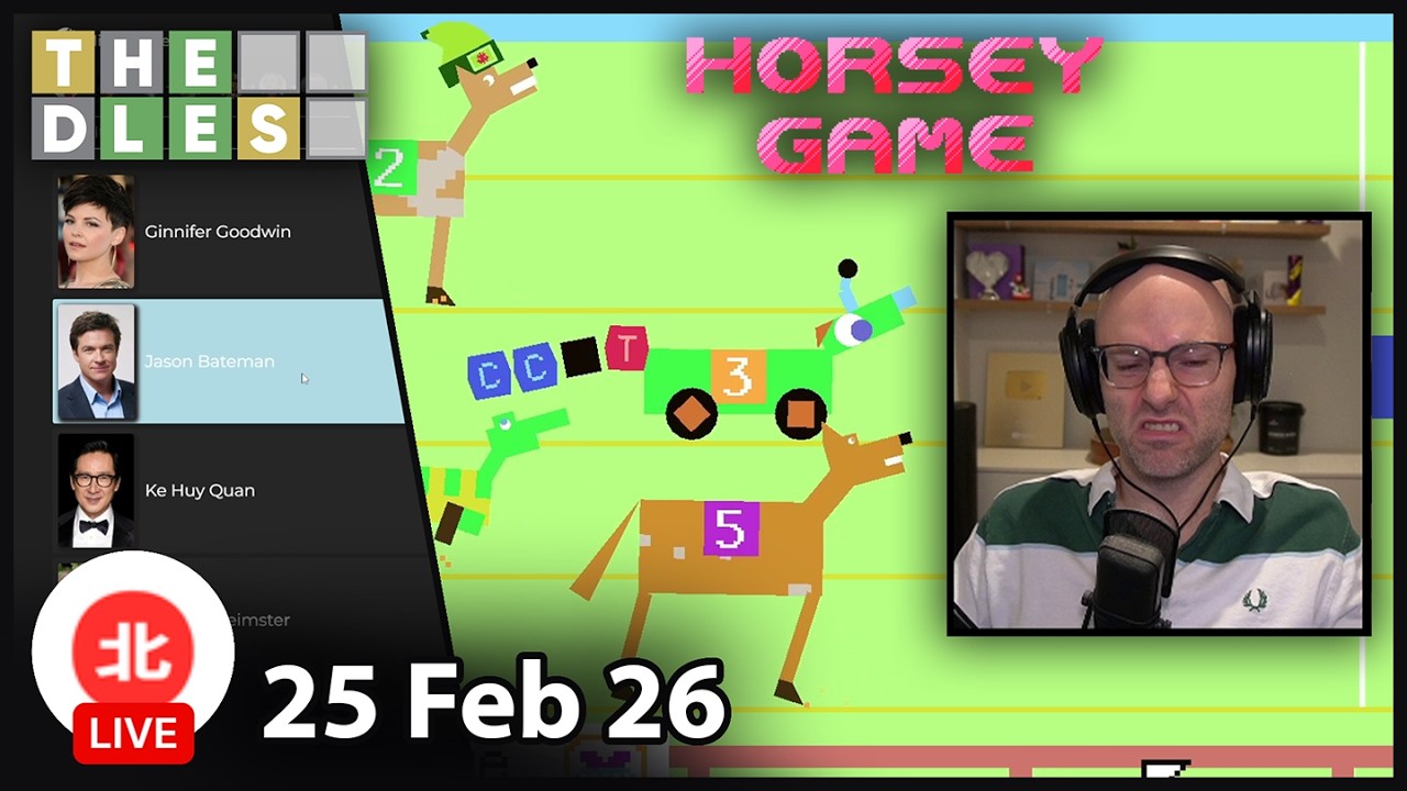 THE DLES / Horsey Game - 25 Feb 2026 - Unofficial Northernlion VOD without Chat