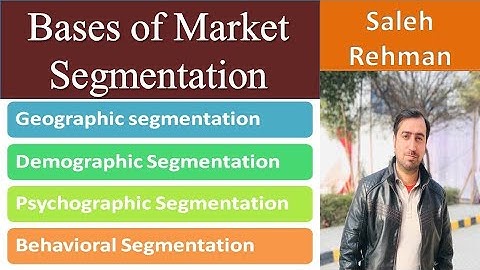 Market Segmentation and Bases of Market Segmentation Part 1 | Principles of Marketing