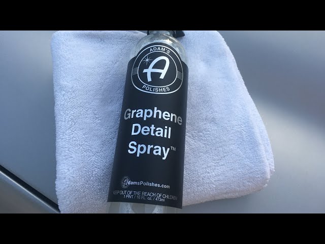 Adams Graphene Detail Spray Initial Impressions 