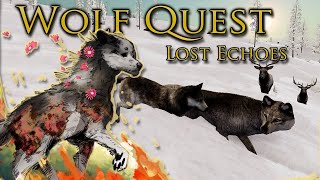 Searching Out HIDDEN Wolf Dens in the Snow?!   Wolf Quest: LOST ECHOES • #20