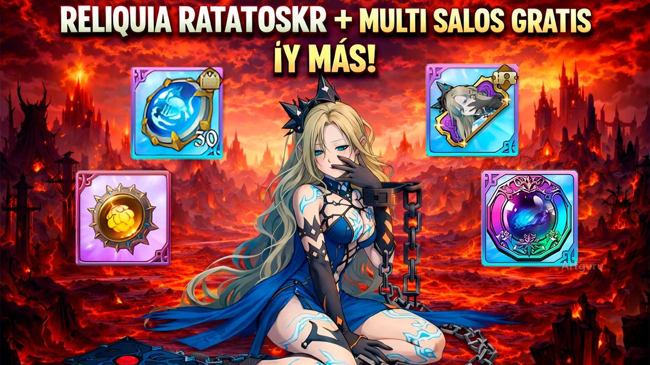 RELIQUIA RATATOSKR + MULTI GRATIS Y MAS!!! 🎁 #7ds #7dsgrandcross #anime #summons