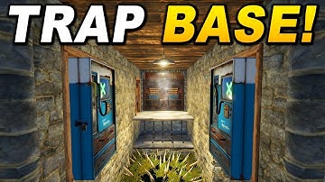 INSANE STABILITY TRAP BASE DESIGN! - Rust Trap Base Design 2018