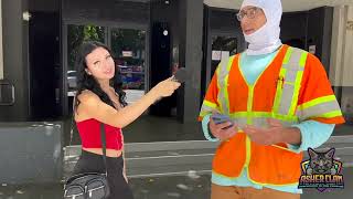 Crazy Bailey Blaze Nutty Interviews Adults Downtown LA! #streamer  #asherclantv #interview