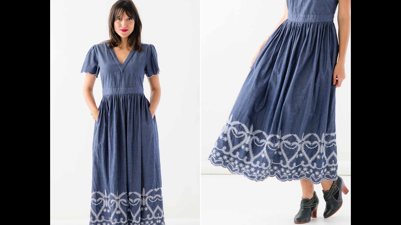 Rosie Dress in Chambray