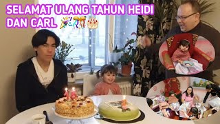 PESTA DI RUMAH KA FIA DAN PESTA DI LEO&#39;S LEKLAND || HEIDI DAPAT BANYAK KADO