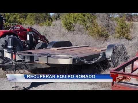 Aguacil de Aransas recupere trailers y tractores robados de su condado