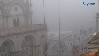 Foggy morning today in Venice - Watch LIVE! - SkylineWebcams