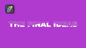 Liquid Text Effect   Apple Motion Tutorial | The Final Ideas