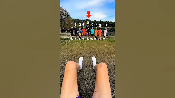 1,2,3,4,5,6,7,8 OR 9?? ⚽⁉️#shorts