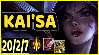 CHALLENGER ADC 10CSPM Gameplay - Kai'Sa vs Caitlyn | 20/2/7
