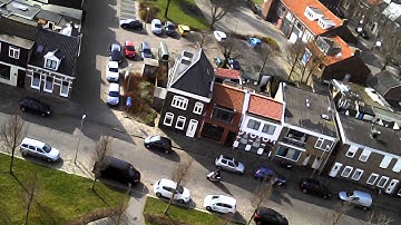 syma x5c caught by the wind and crashes