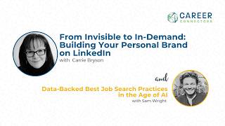From Invisible to In-Demand:Build Your Personal Brand on LinkedIn / AI Jobsearch | CC Event | 031326 From Invisible to In-Demand:Build Your Personal Brand on LinkedIn / AI Jobsearch | CC Event | 031326