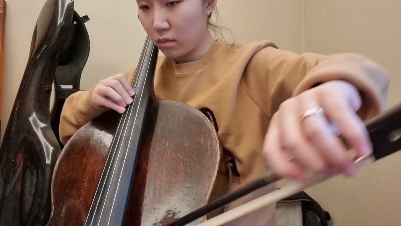[Popper cello etude no.2] Etude with me + run through