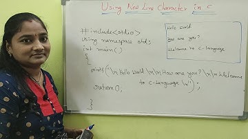 C-Language || Class-20 || Using New Line in C || Both in Telugu and English || Telugu Scit Tutorials