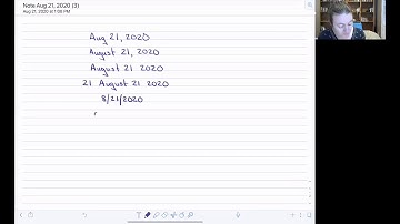 Introduction to dates and times