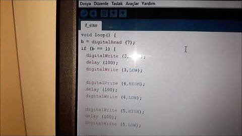 10 dakikada arduino if else nasıl kullanılır