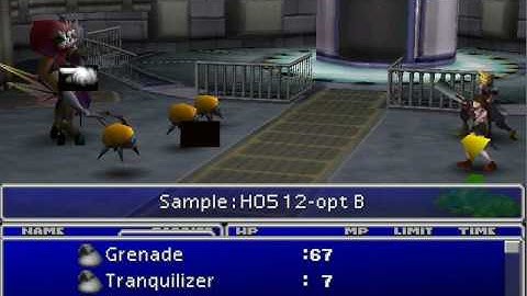 FFVII Hard Mode Mod - LLG Attempt - Sample: HO512