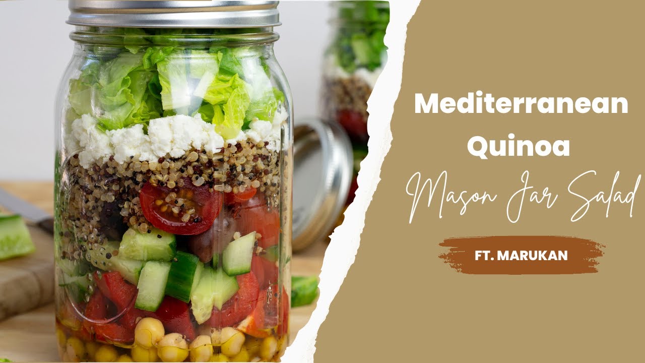 Meal Prep Recipe: Greek Quinoa Meal Prep Jars - Healthy Mama Kris