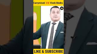 CarryMinati React on Dr. Vivek Bindra's Statement on Carry |  yt with manish | #carryminat#shorts