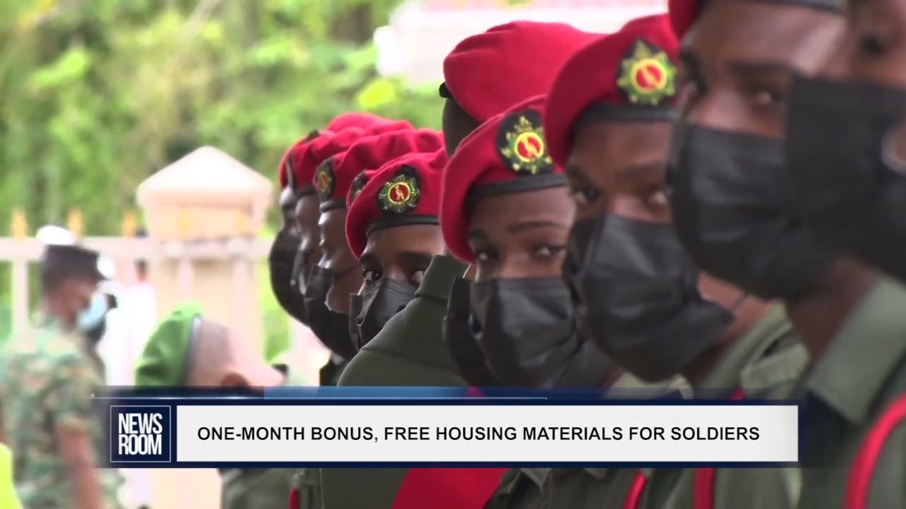 ONE MONTH BONUS, FREE HOUSING MATERIALS FOR SOLDIERS  1