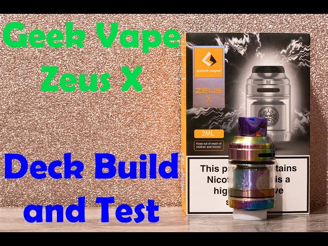 Geek Vape Zeus X Tank Coil Build and Test