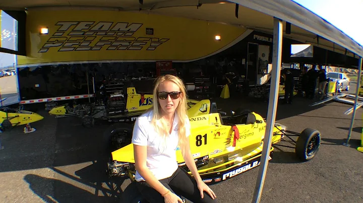 Ayla Agren talks about her eventful practice day i...
