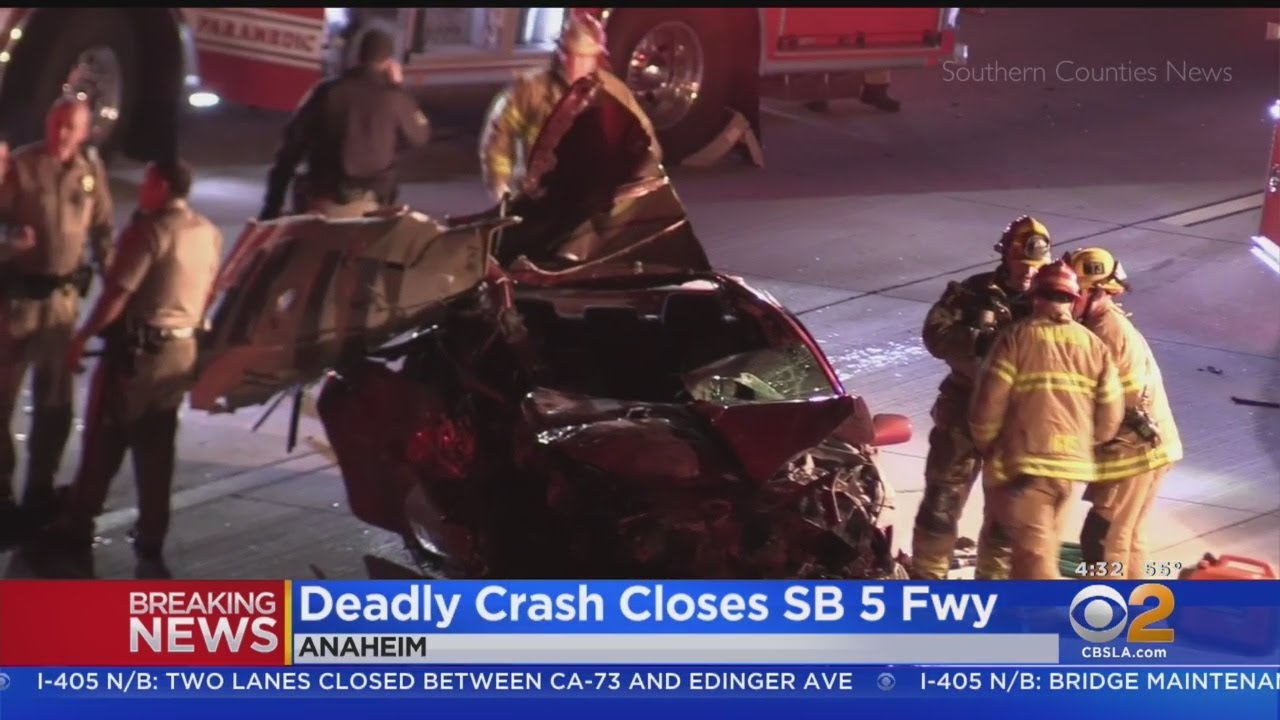 5 Freeway Crash Kills 1 In Anaheim YouTube