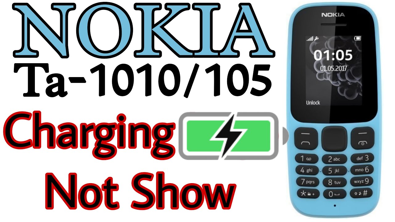 Nokia TA 1010 Not Charging Show || Nokia 105 Fake Charging & Logo Not