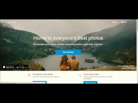 500px - How do I sign up for 500px ?