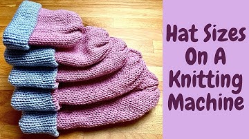 Hoe je mutsen in verschillende maten maakt op de Addi-breimachine