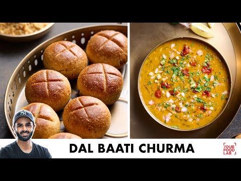 Dal Baati Churma Recipe | स्वादिष्ट दाल बाटी चूरमा | Chef Sanjyot Keer