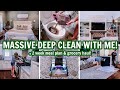 MASSIVE DEEP CLEAN WITH ME | SPRING CLEANING MOTIVATION | Amy Darley