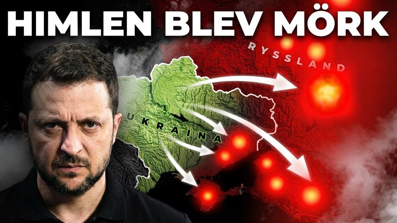 Ukraina slår till med massiv robotattack – Putins baser slås ut och står i lågor