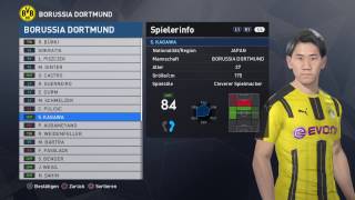 PES 2017 Borussia Dortmund Faces