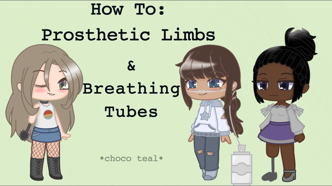 How To Make Prosthetic Limbs and Breathing Tubes in Gacha Club