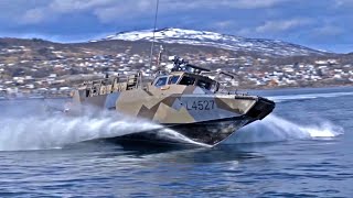 U.S. Marines CB90 Fast Military Patrol boat