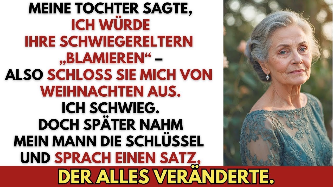 Meine Tochter lud mich von der Weihnachtsfeier aus, weil ich ihre Schwiegereltern „blamiert“ hätte..