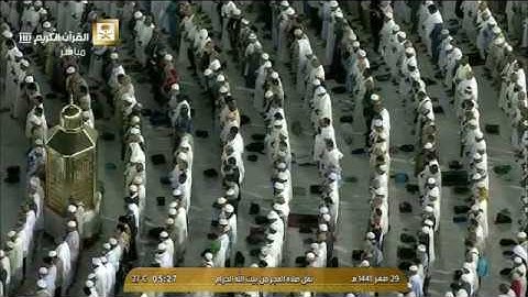 فجرية بديعة الشيخ ياسر الدوسري - أواخر سورة لقمان - 29 صفر 1441 - HD