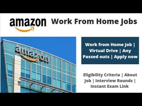 Amazon Work from Home Recruitment | IT Job without Coding | Amazon WFH Job