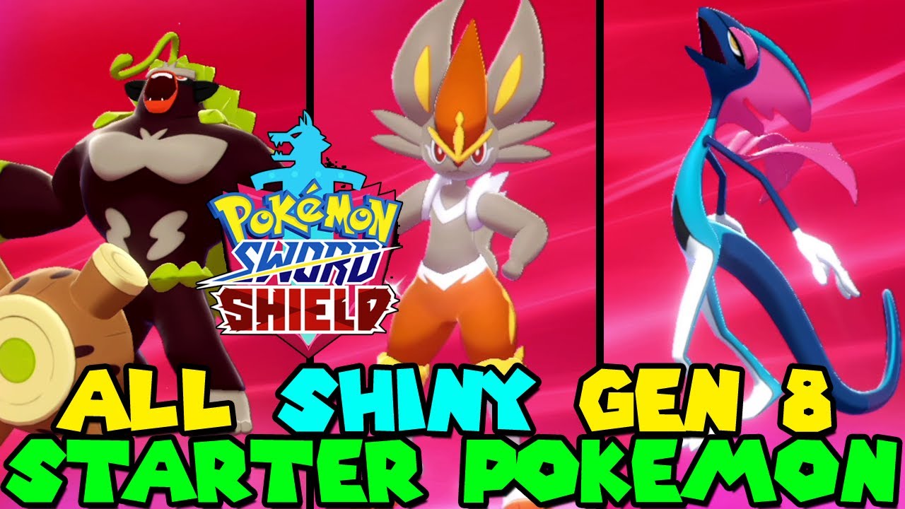 aDrive on X: The Starter Evolutions for Pokemon Sword and Shield