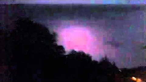 Lightning storm in allen texas tonight