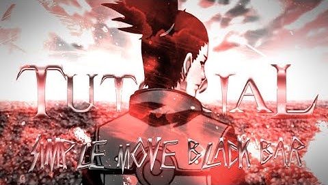 Tutorial Edgy Rotation | Simple Black Bar [Edit/Amv] Alight Motion 3.7.1 | Free Preset ! #tutorial